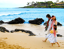 マウイ島で地味婚